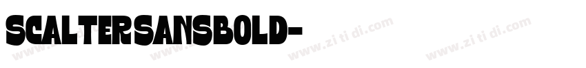 Scalter SansBold字体转换 Scalter SansBold字体转换